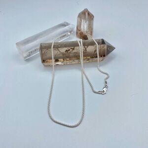 Sterling Silver Popcorn Chain 22"